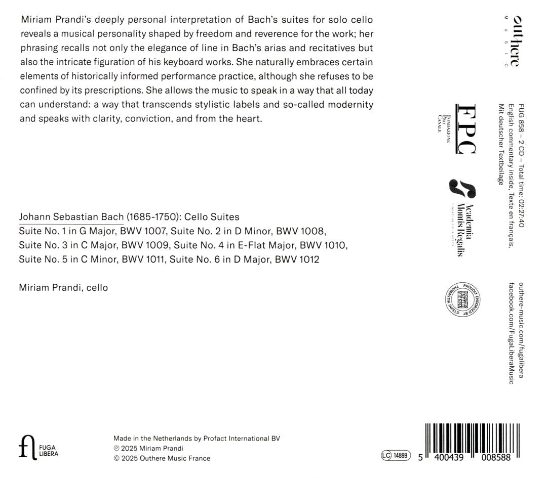 Bach: Cello Suites cover art