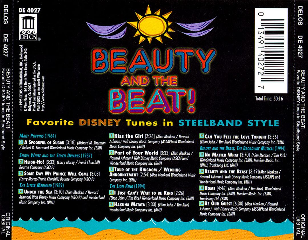 Beauty and the Beat: Favorite Disney Tunes in Steelband Style cover art