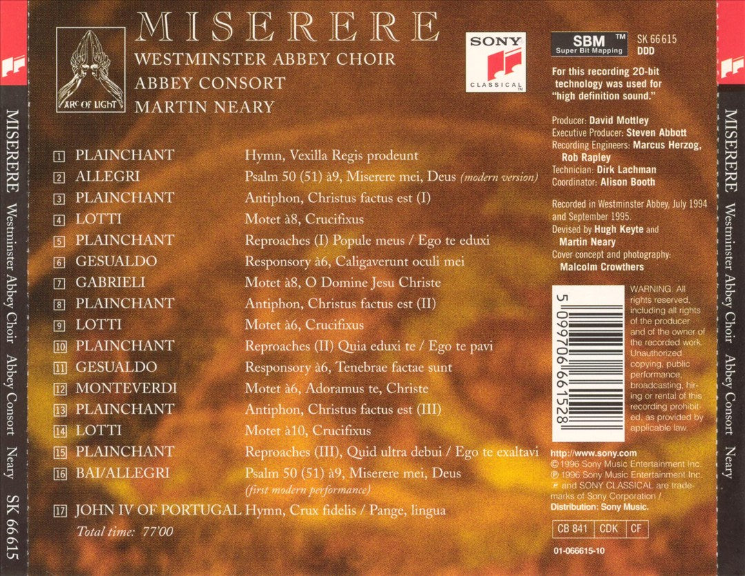 Miserere cover art