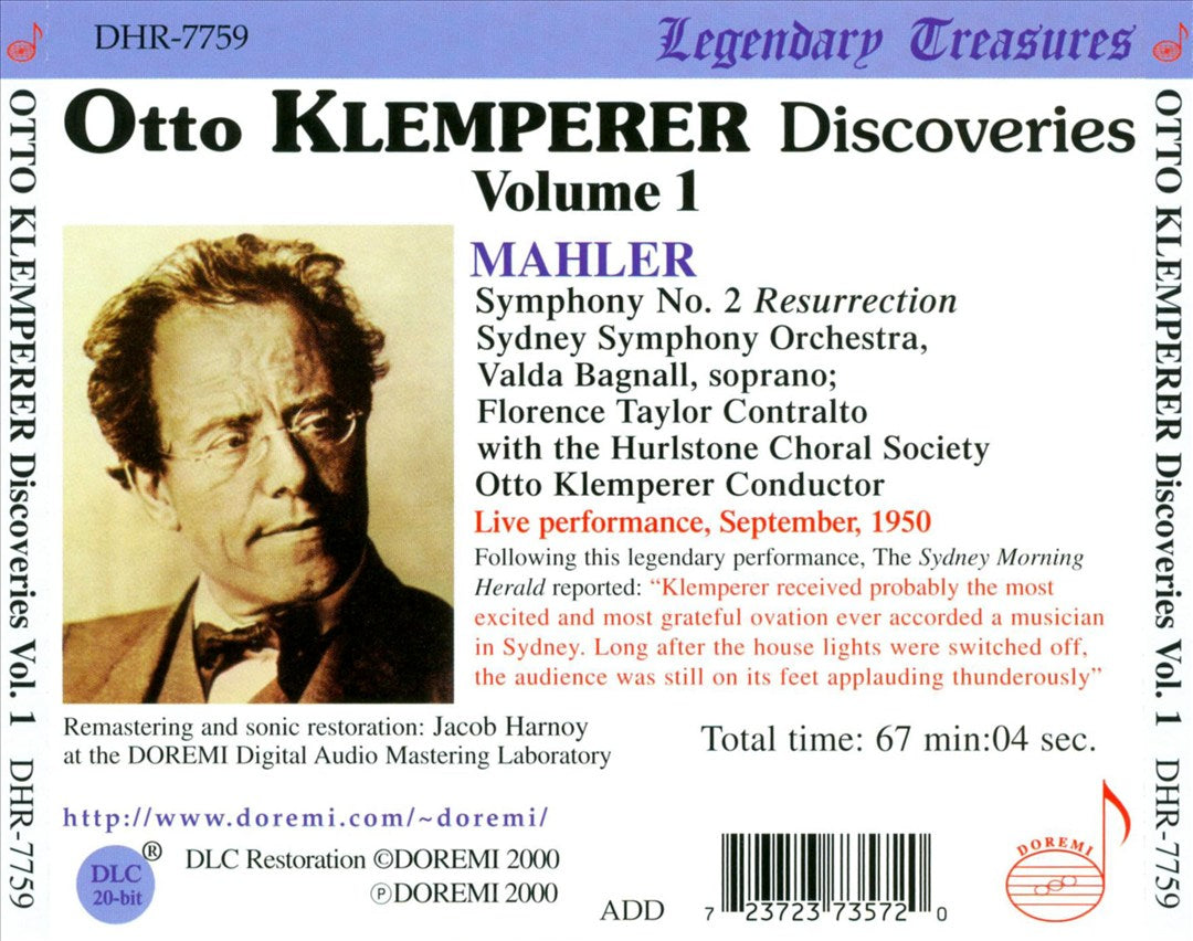 Mahler: Symphony No. 2 "Resurrection" cover art