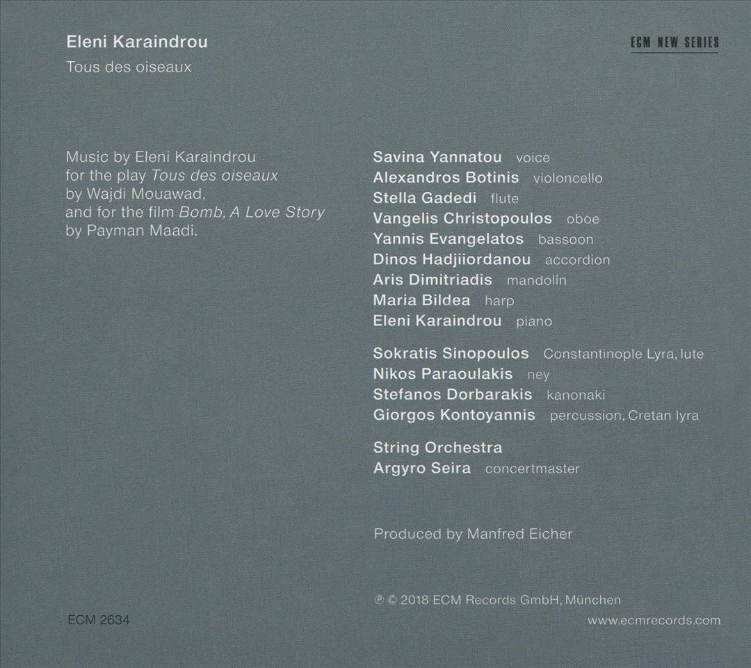 Tous des Oiseaux cover art
