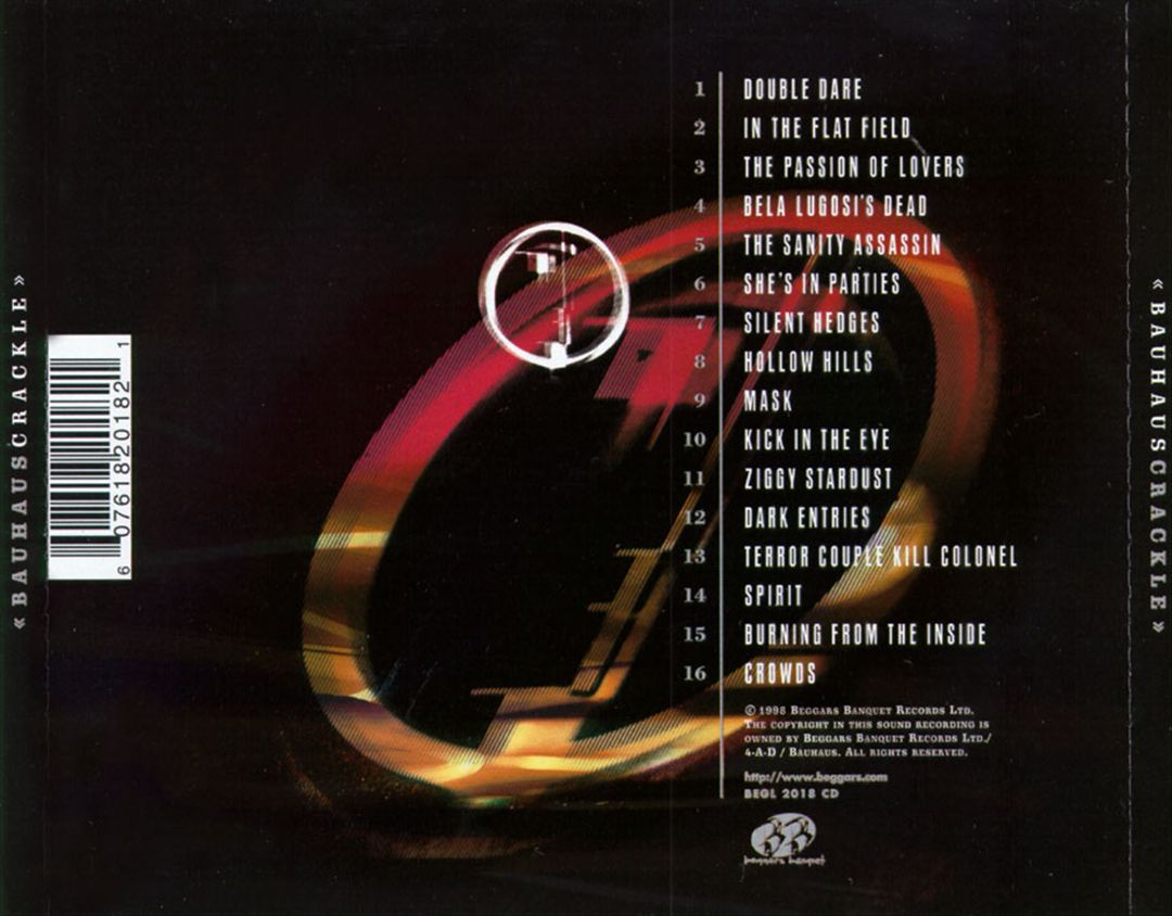 Crackle: Best of Bauhaus cover art