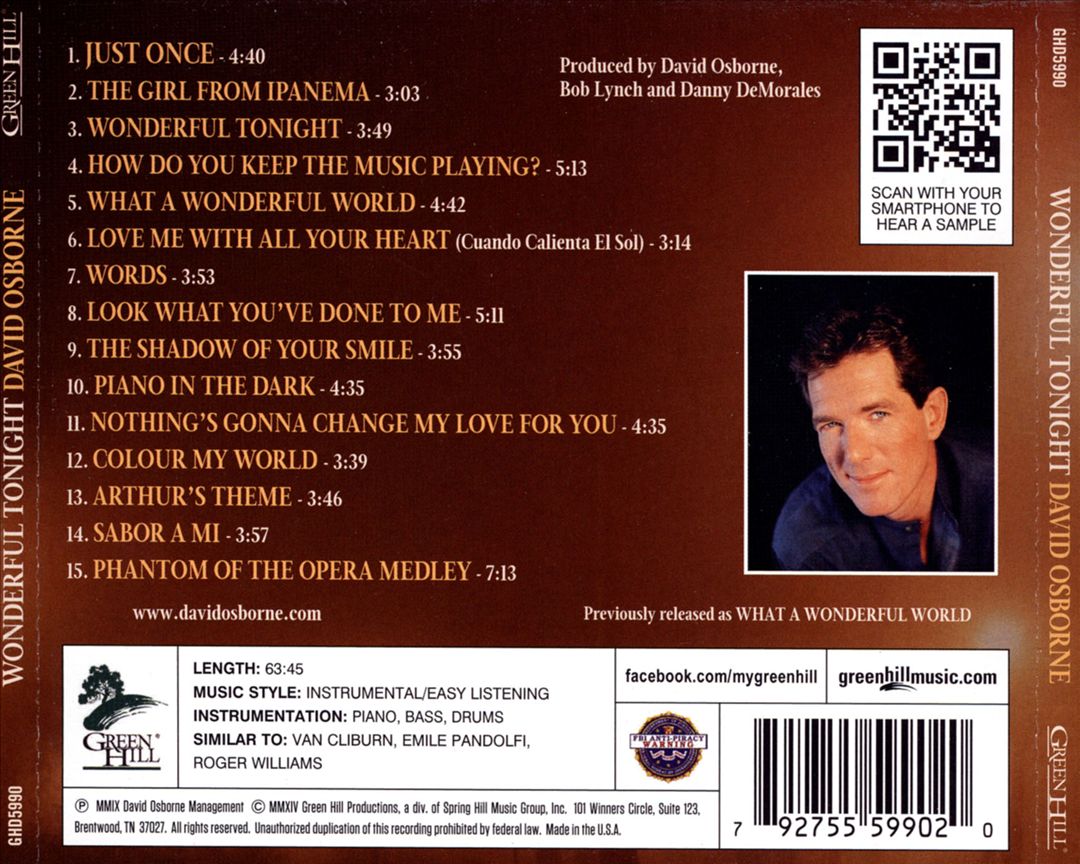 Wonderful Tonight: Sentimental Piano Favorites cover art