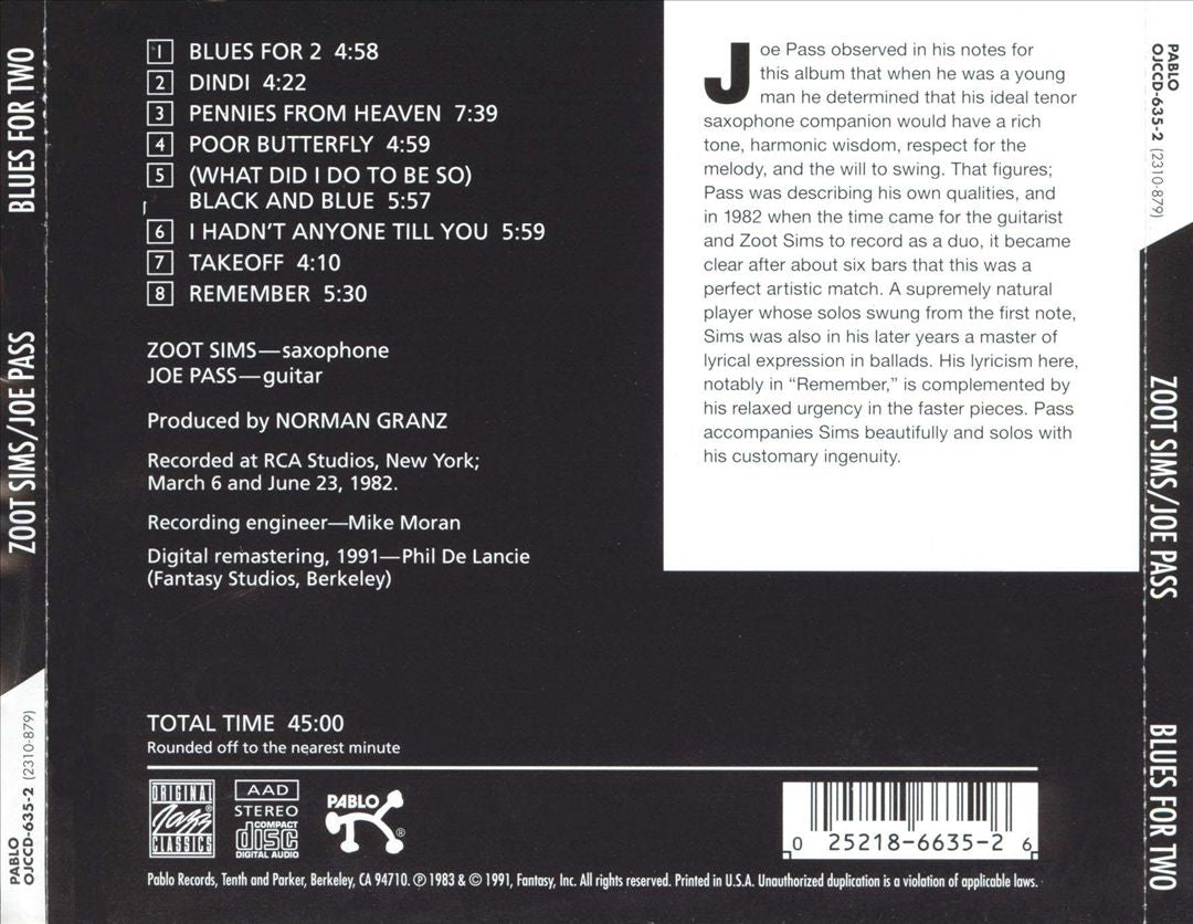 Blues for Two cover art