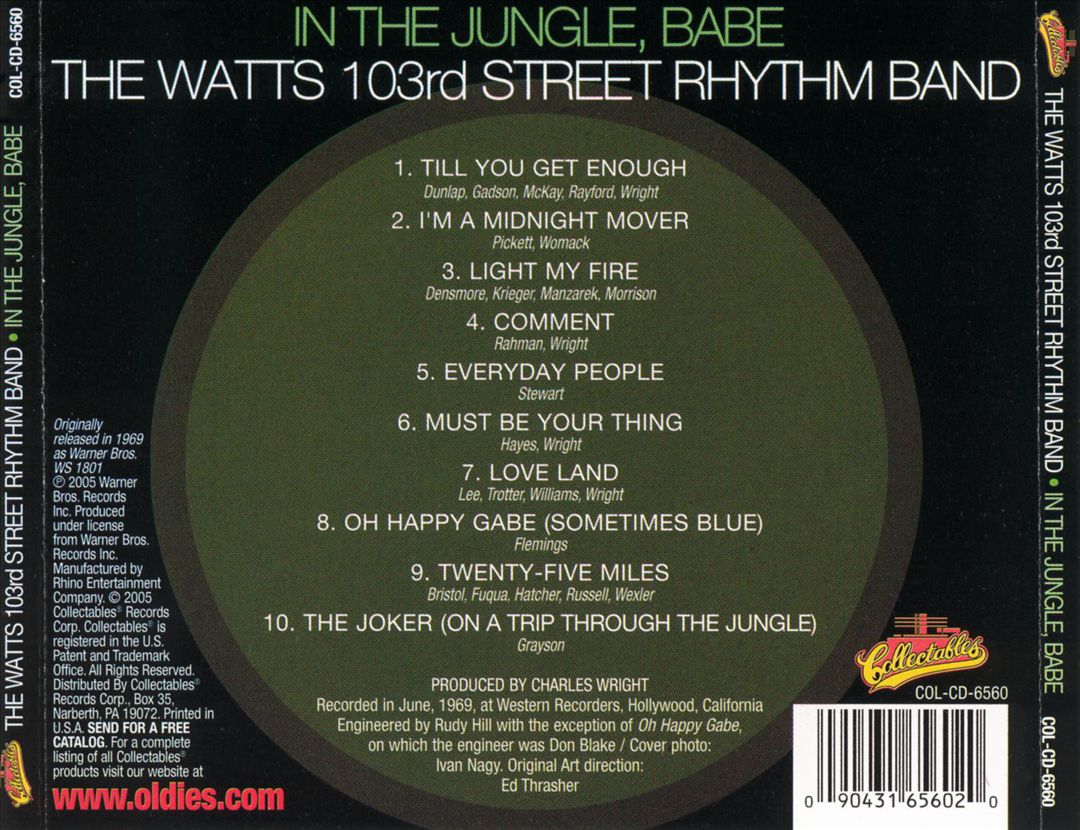 In the Jungle, Babe cover art