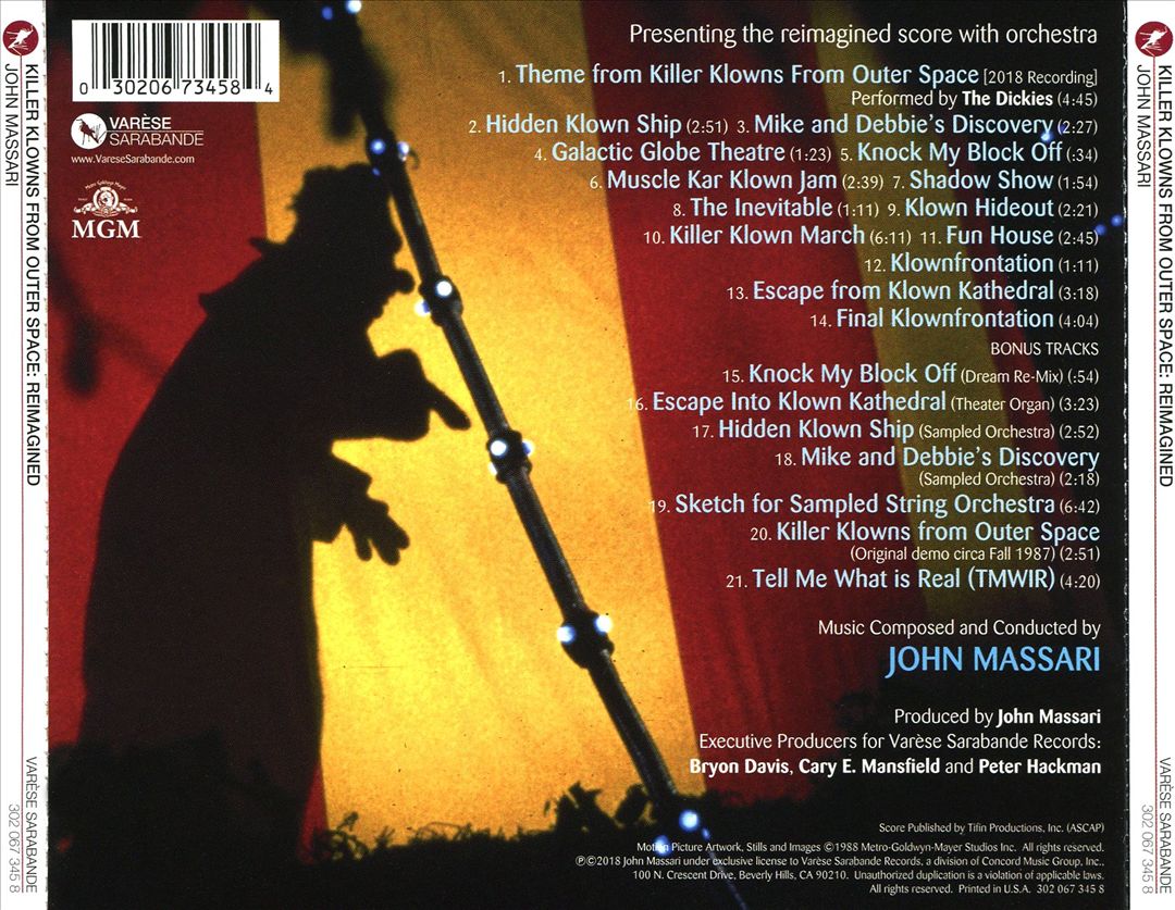 Killer Klowns from Outer Space: Reimagined cover art