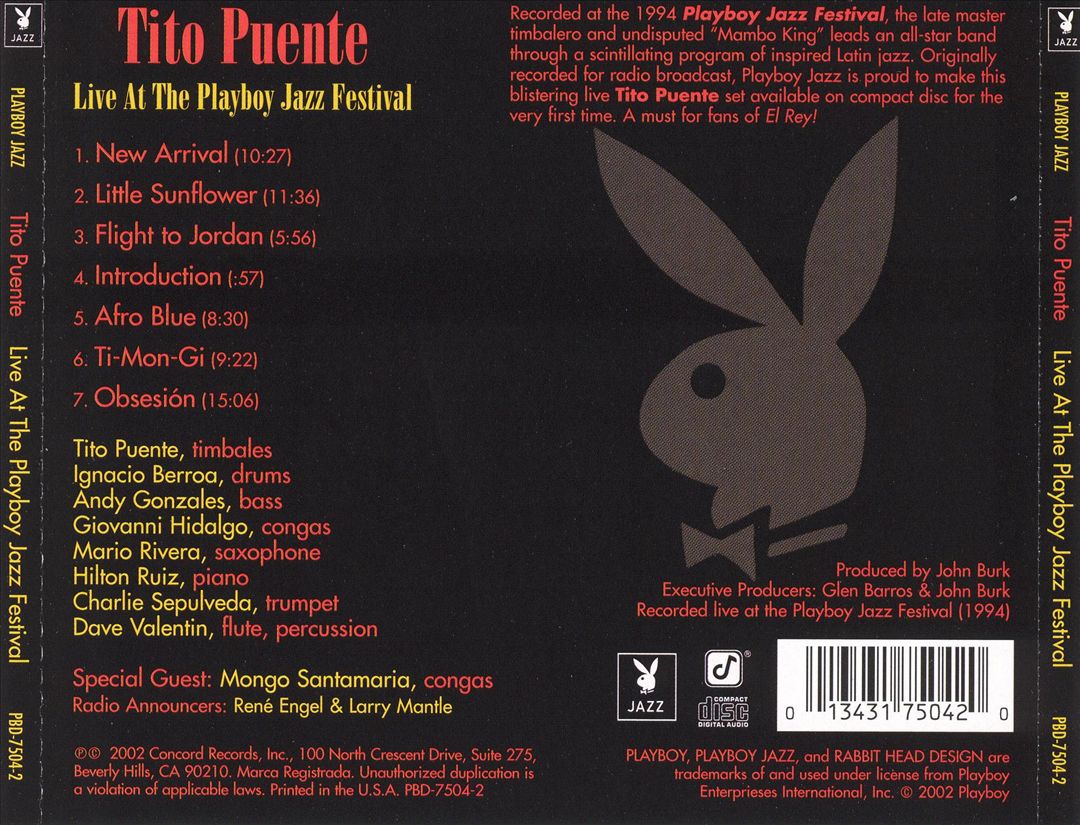 Live at the Playboy Jazz Festival cover art