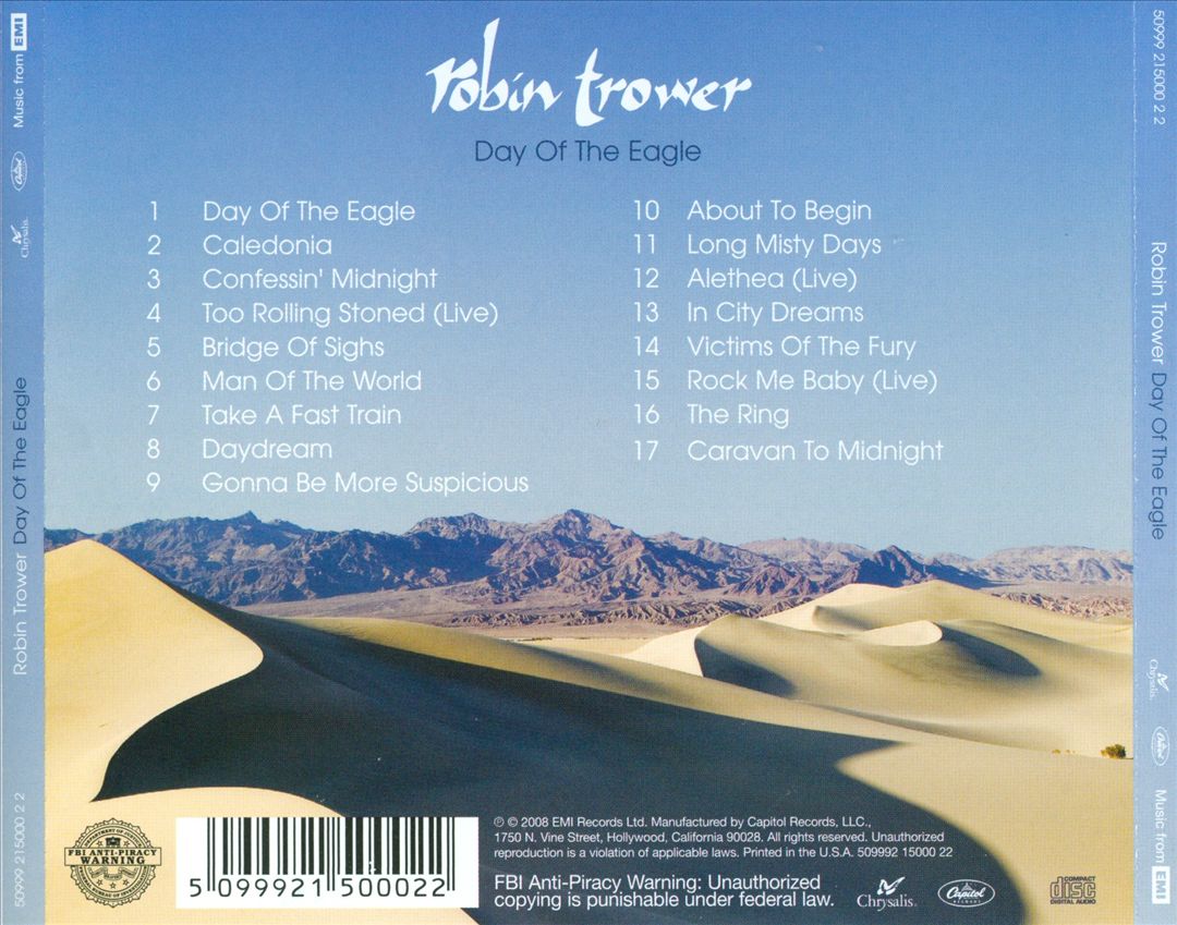 Day of the Eagle: The Best of Robin Trower cover art