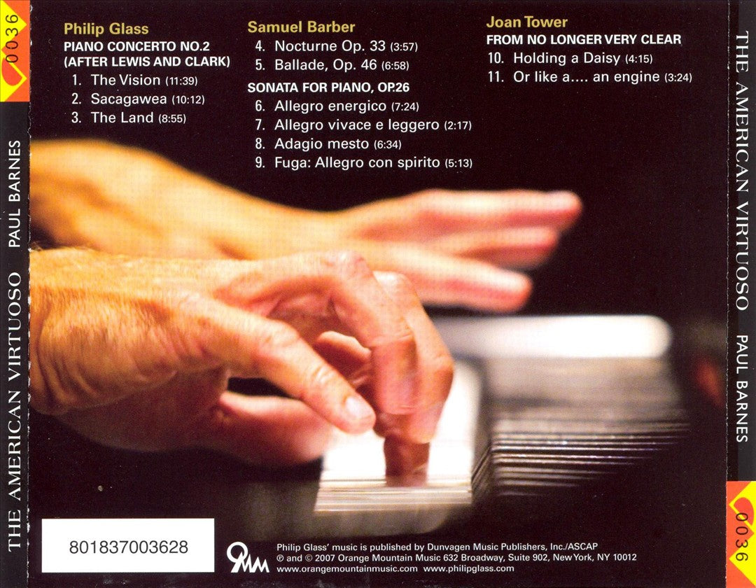 American Virtuoso: Paul Barnes cover art
