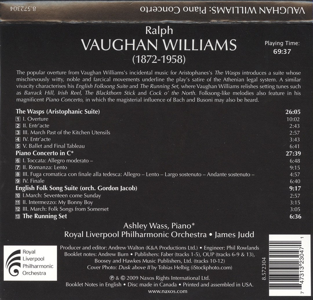 Vaughan Williams: Piano Concerto cover art