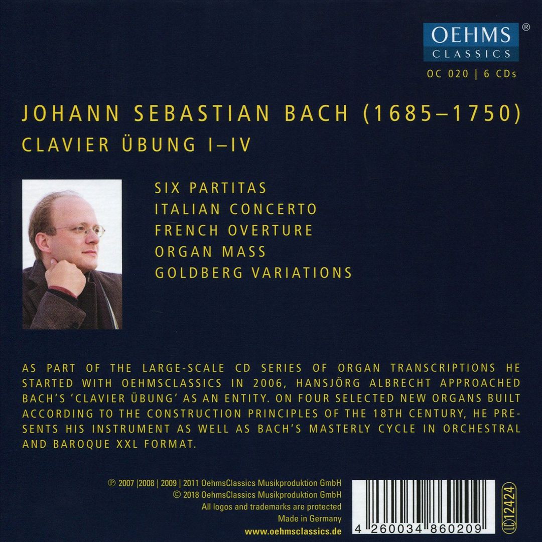 Johann Sebastian Bach: Clavier Übung Part I-IV cover art