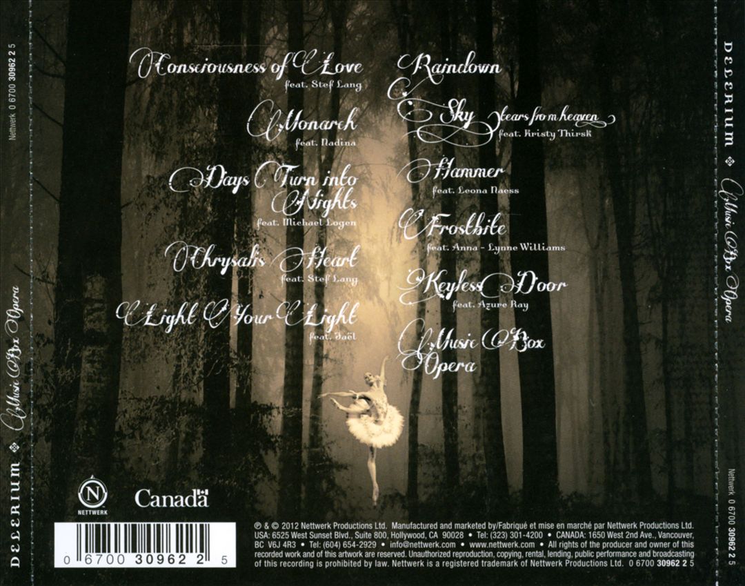 Music Box Opera cover art