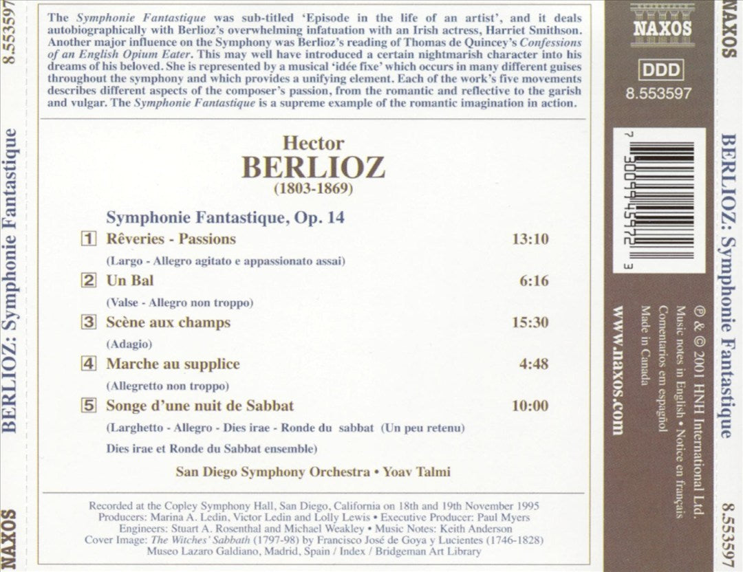 Berlioz: Symphonie Fantastique cover art