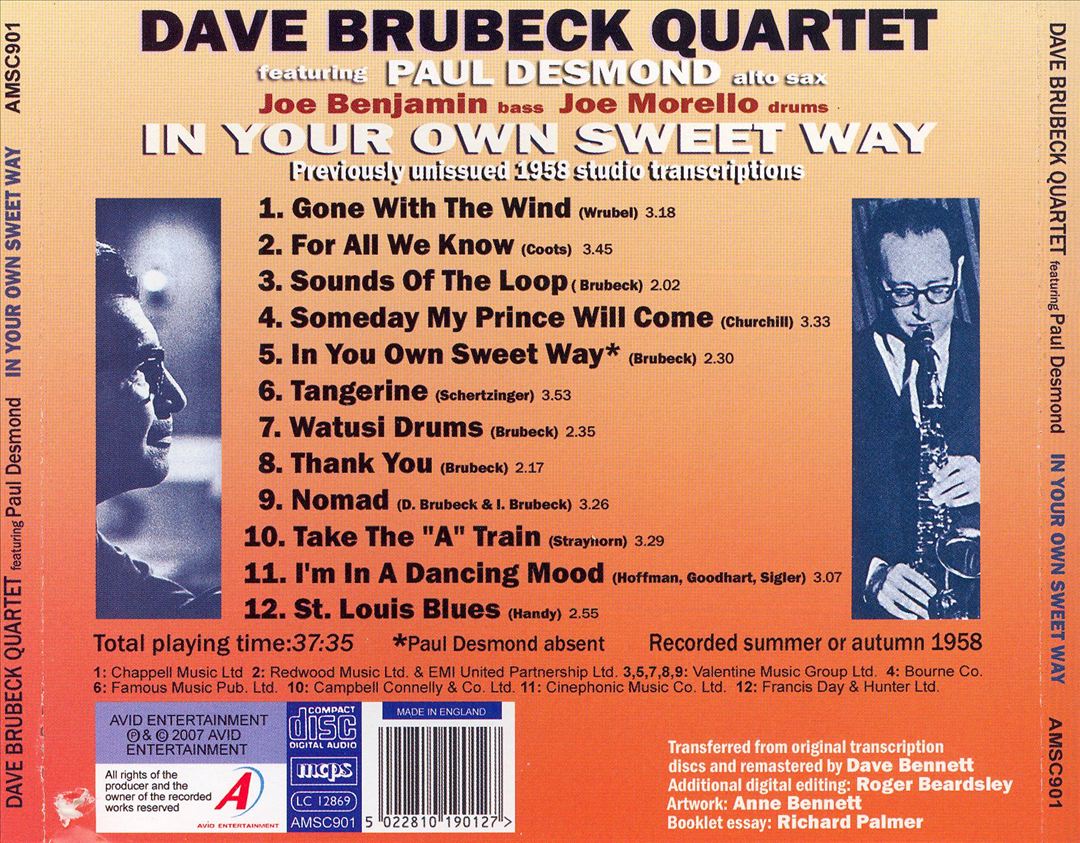 In Your Own Sweet Way cover art