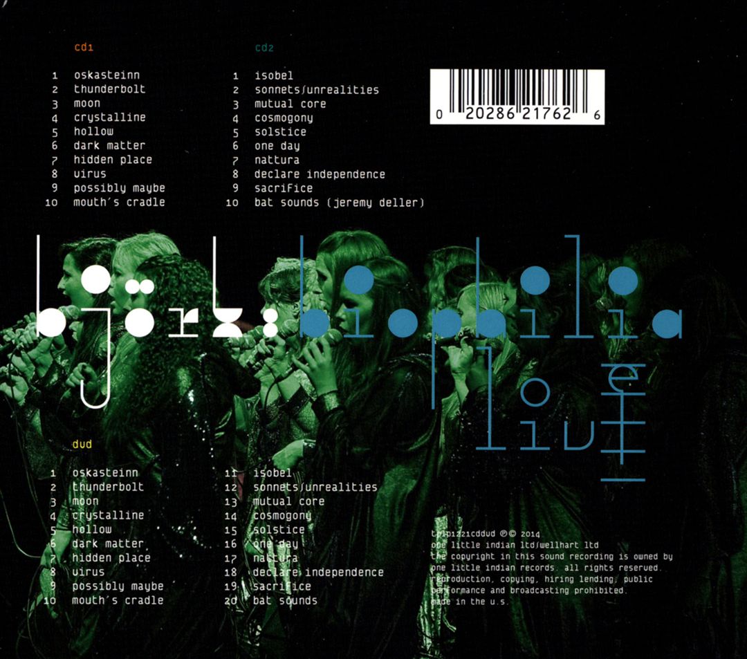 Biophilia Live cover art