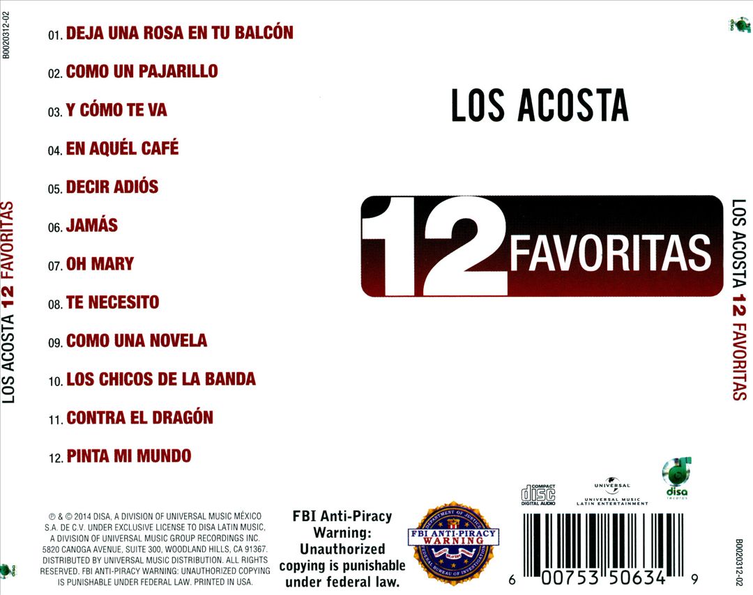 12 Favoritas cover art