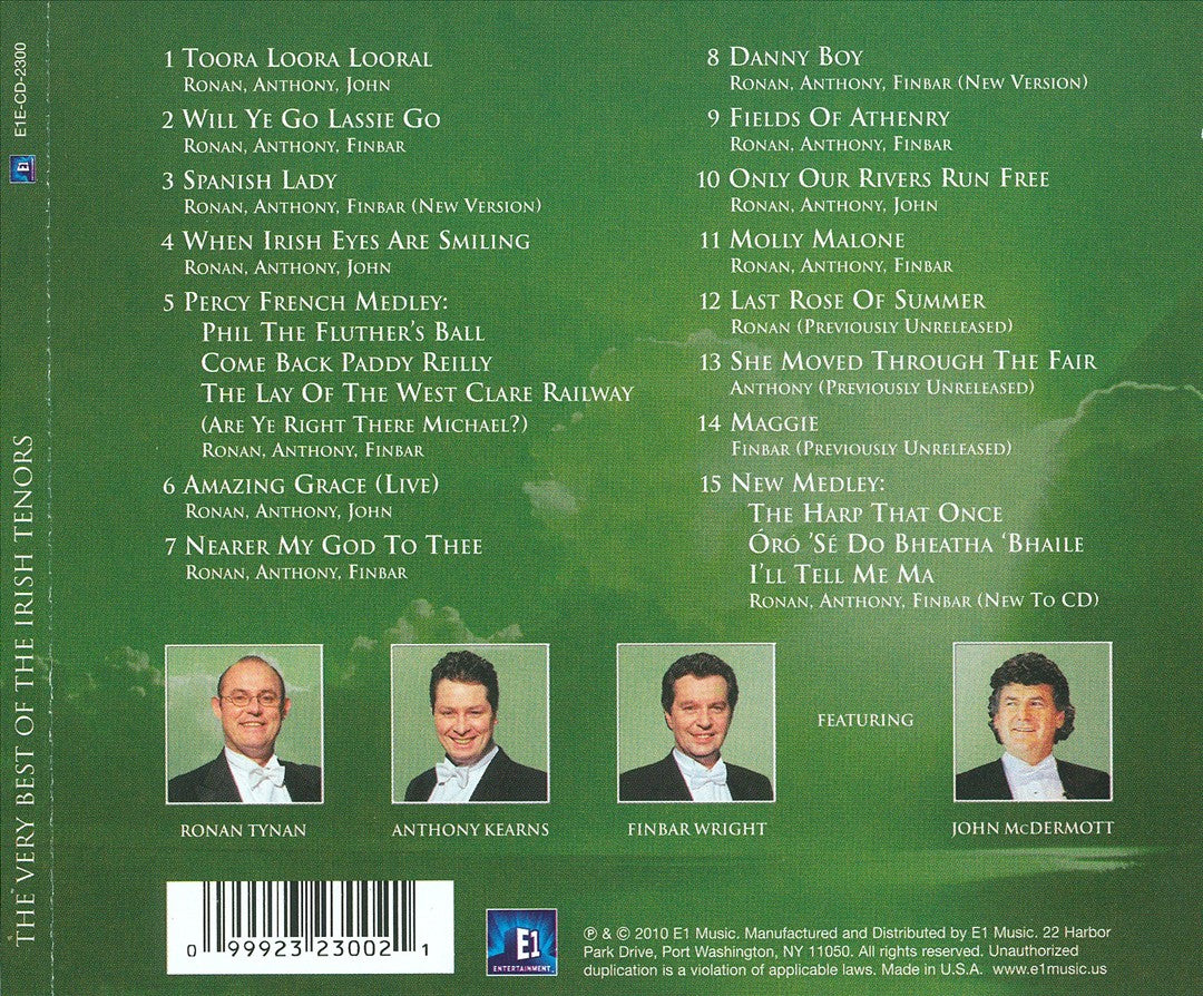 Very Best of the Irish Tenors (1999-2002) cover art