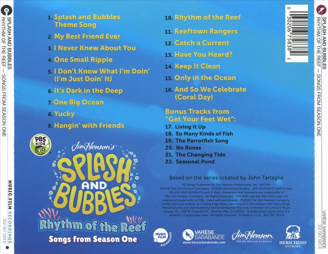 Splash and Bubbles: Rhythm of the Reef cover art