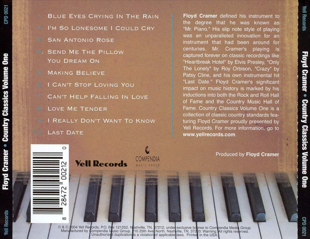 Country Classics, Vol. 1 cover art