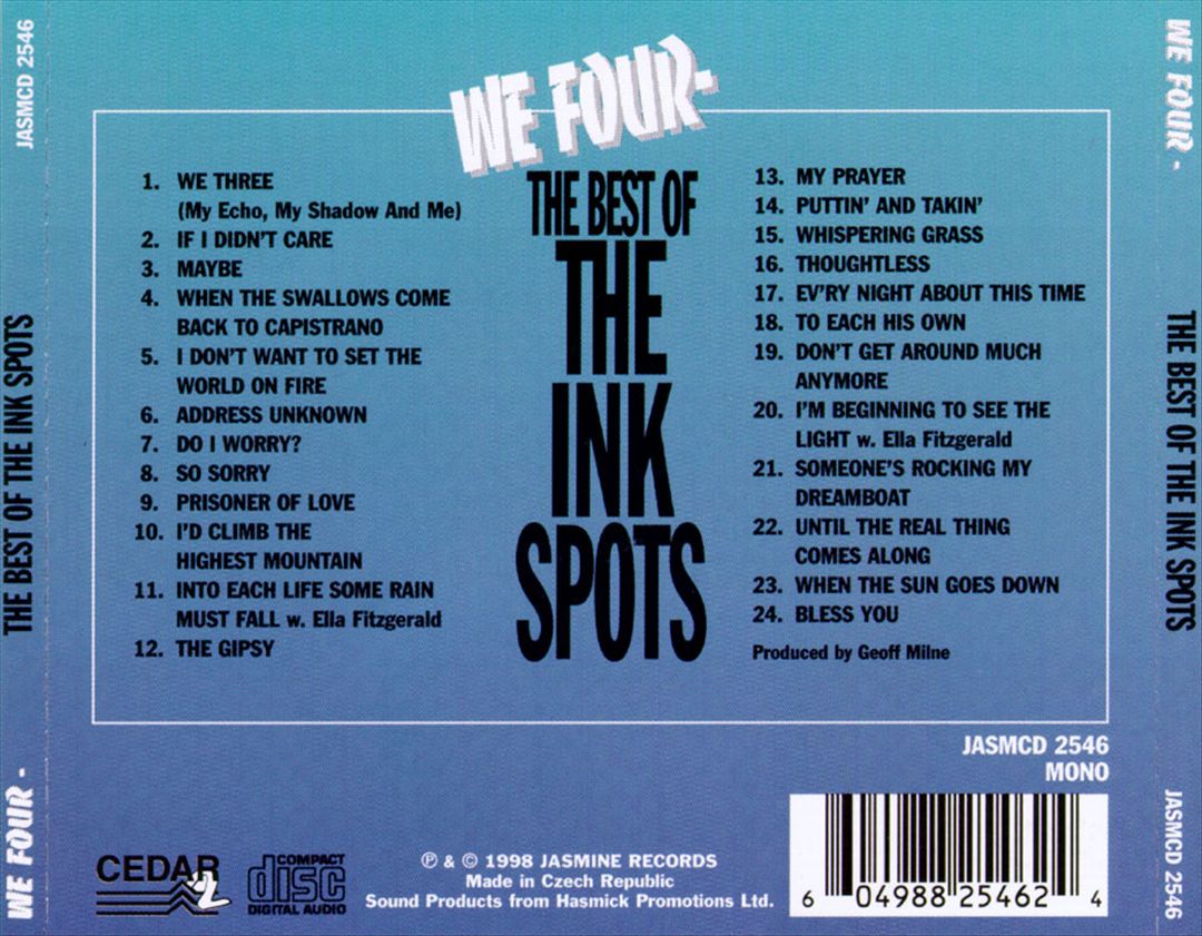 We Four: The Best of the Ink Spots cover art