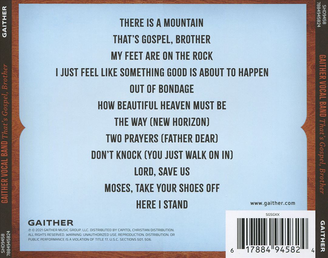 That's Gospel, Brother cover art