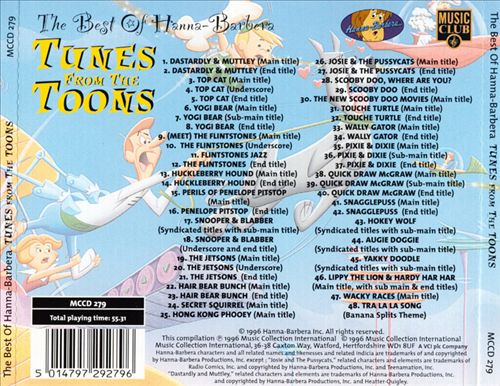 Best of Hanna Barbera: Tunes from the Toons cover art