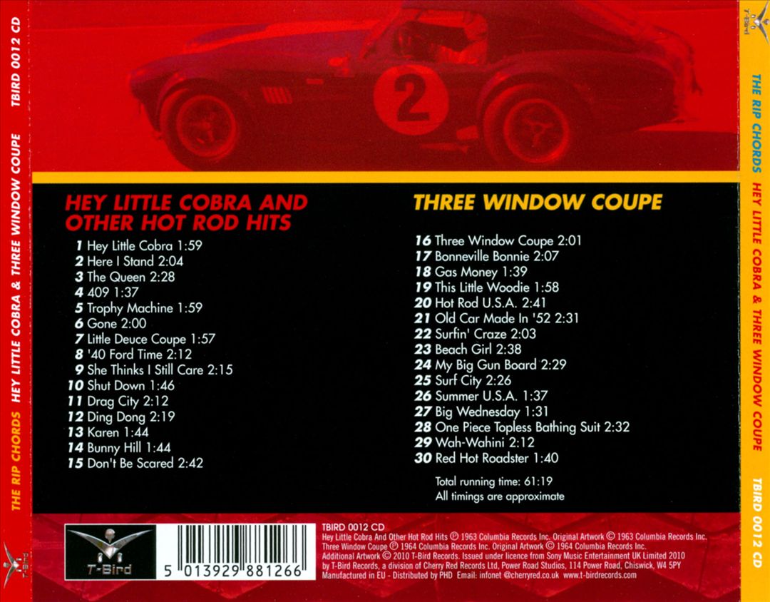 Hey Little Cobra and Other Hot Rod Hits/Three-Window Coupe cover art