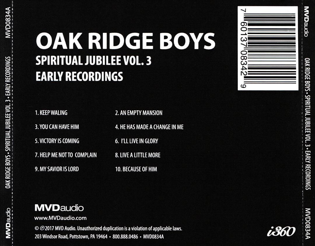 Spiritual Jubilee, Vol. 3: Early Recordings cover art