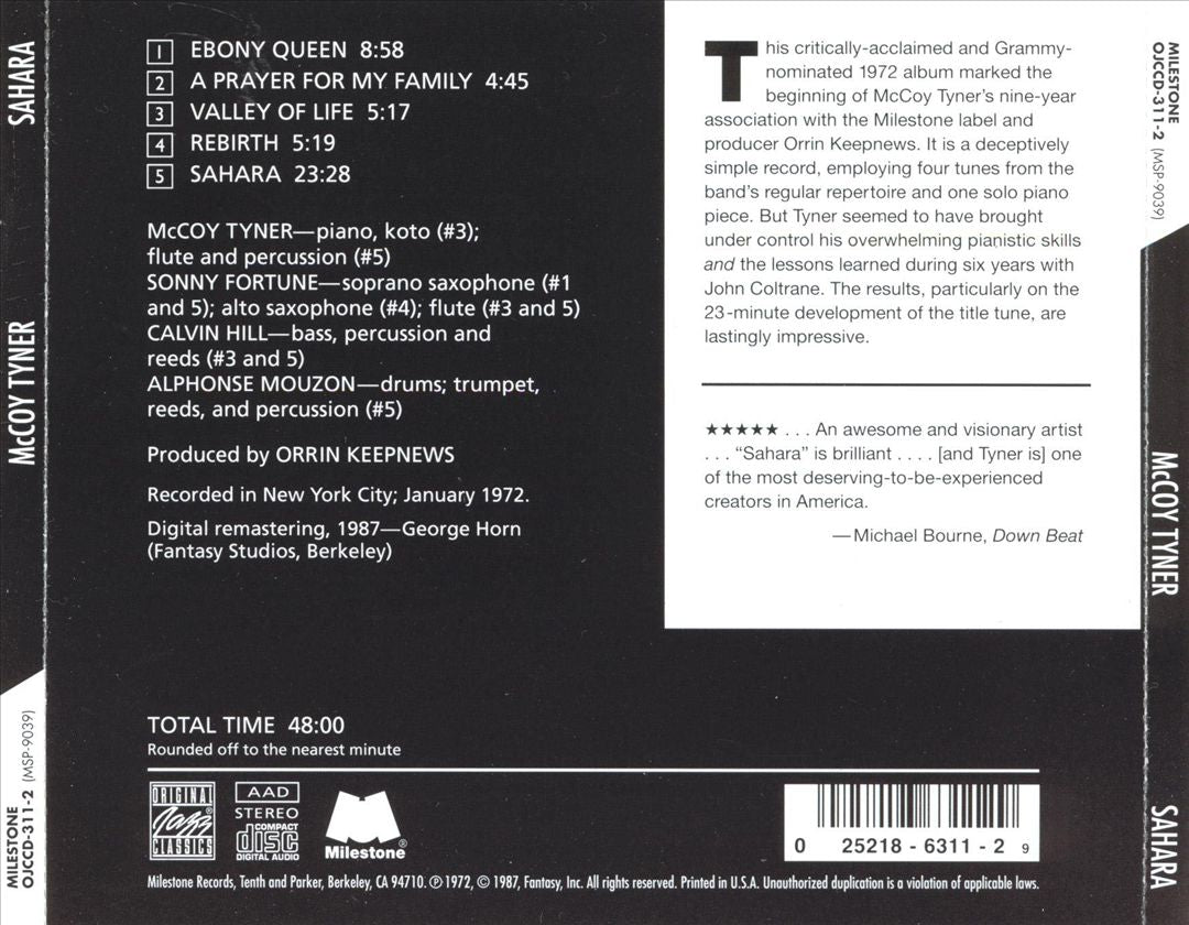 Sahara cover art