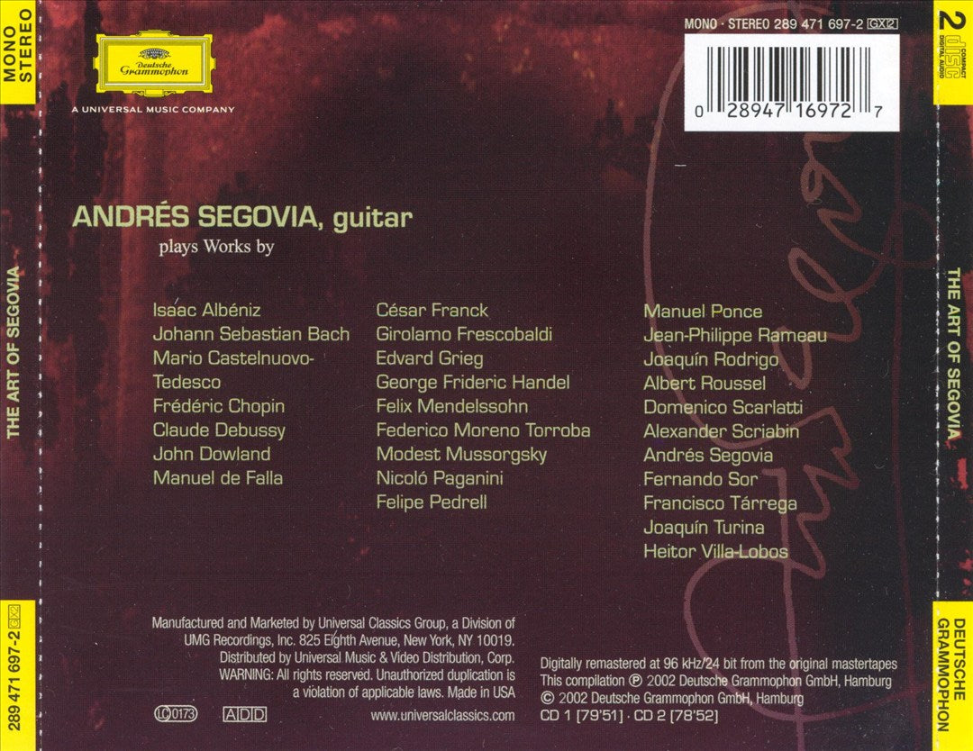 Art of Segovia cover art
