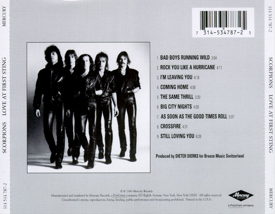 Love at First Sting cover art