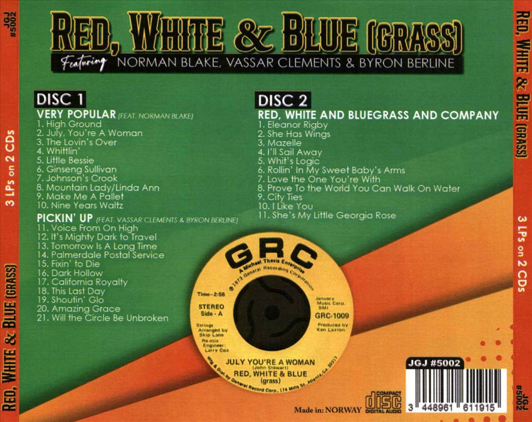 Red White & Blue (Grass): Guaranteed cover art
