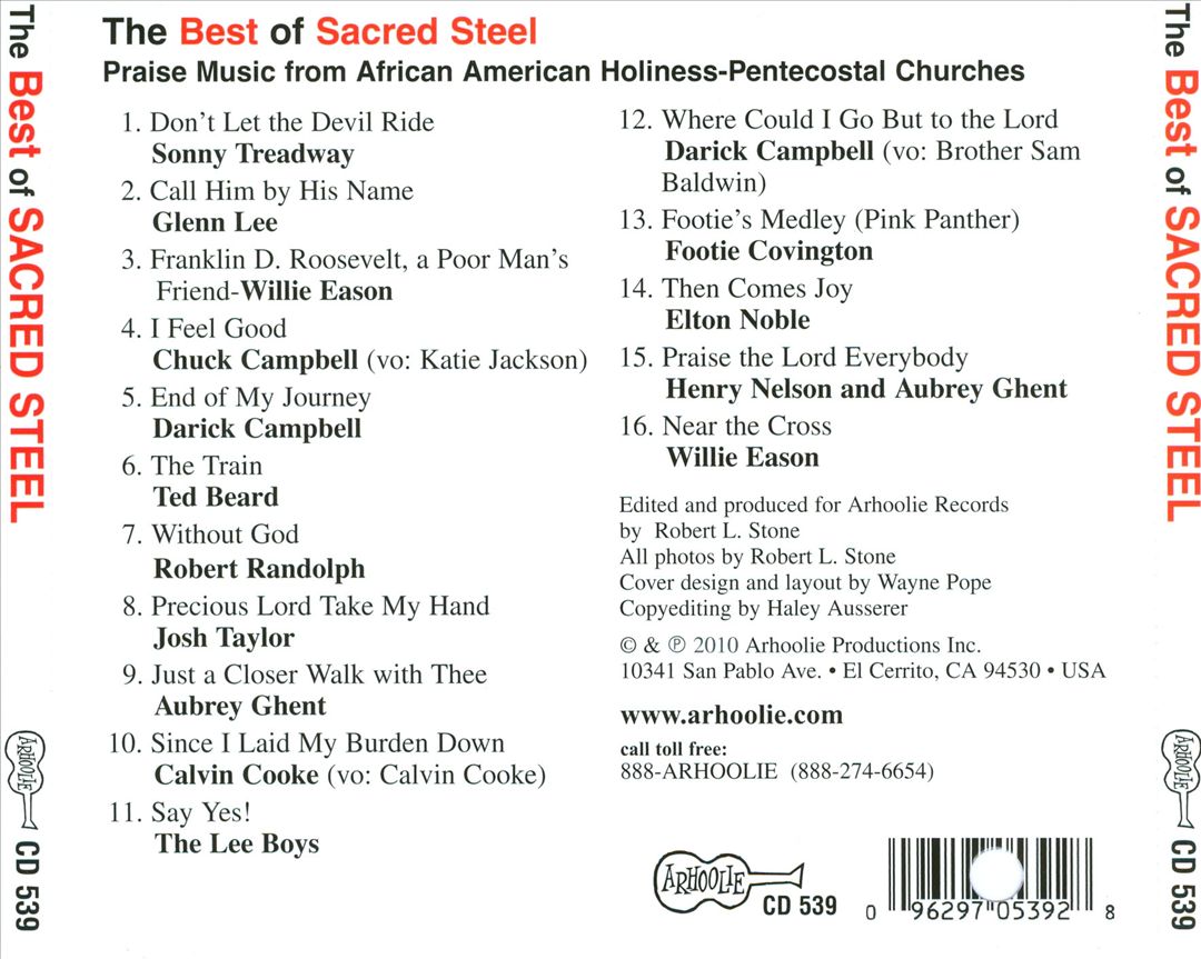 Best of Sacred Steel cover art