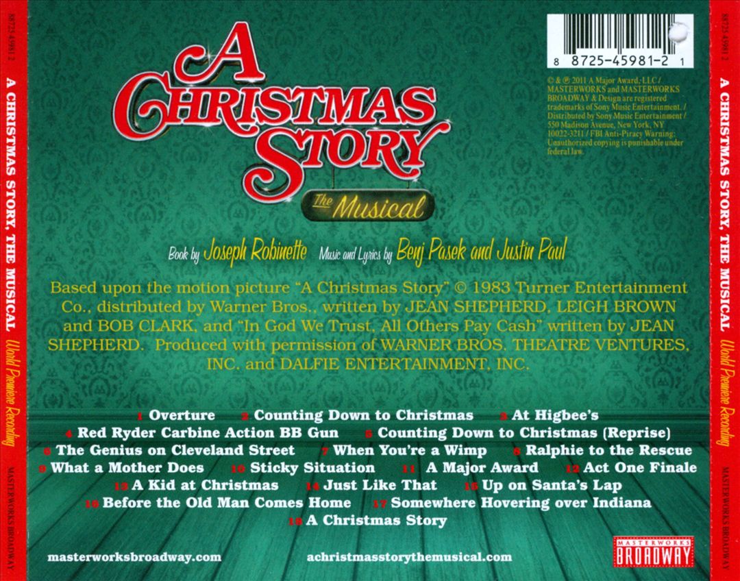 Christmas Story: The Musical cover art