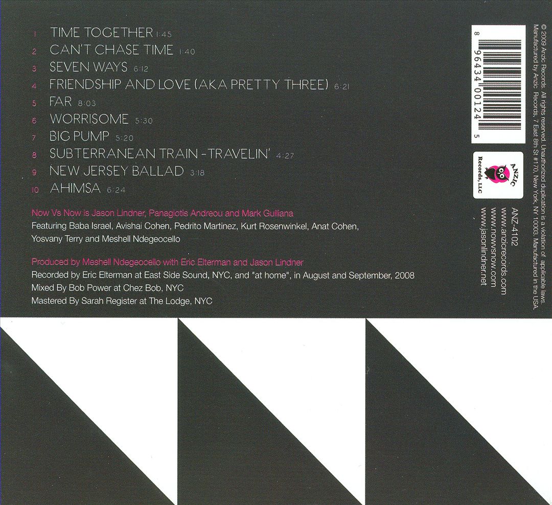 Now vs. Now cover art