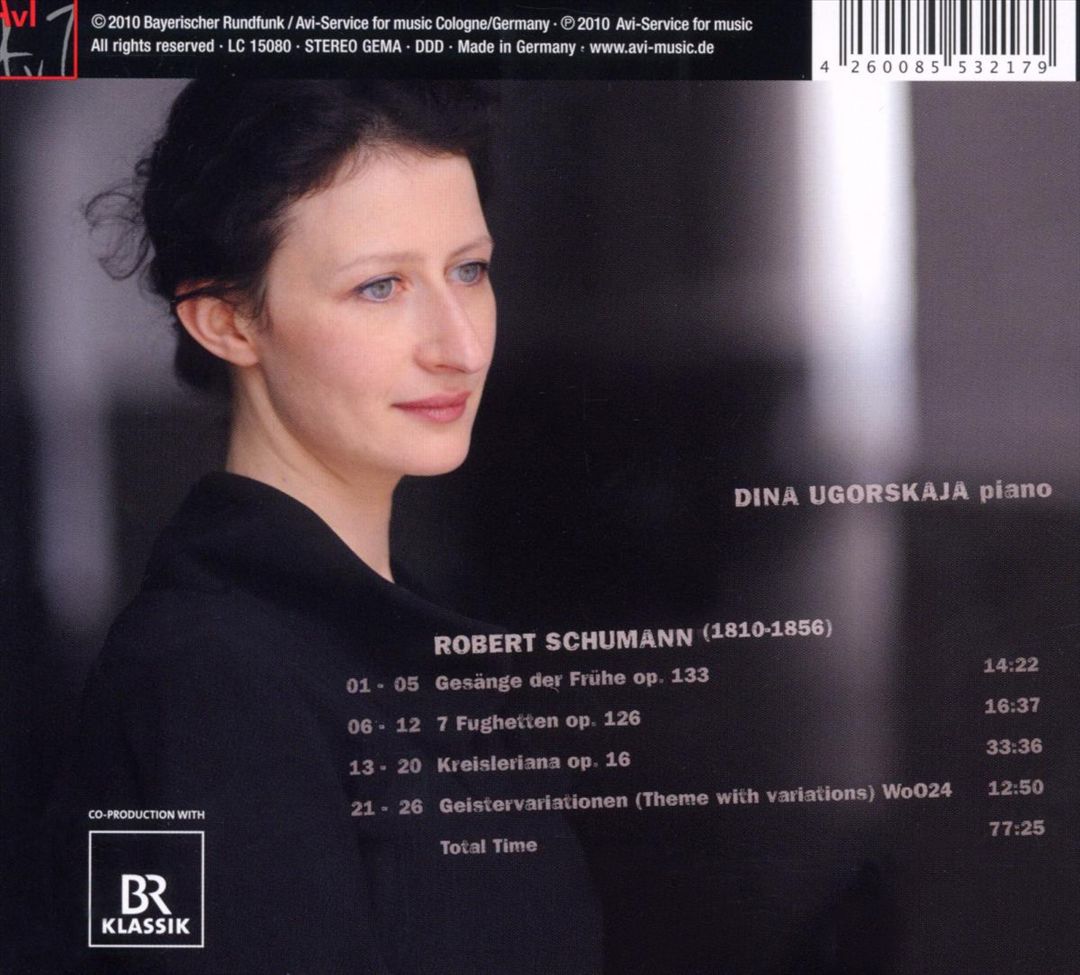 Schumann: Gesange der Frühe; 7 Fughetten; Kreisleriana cover art