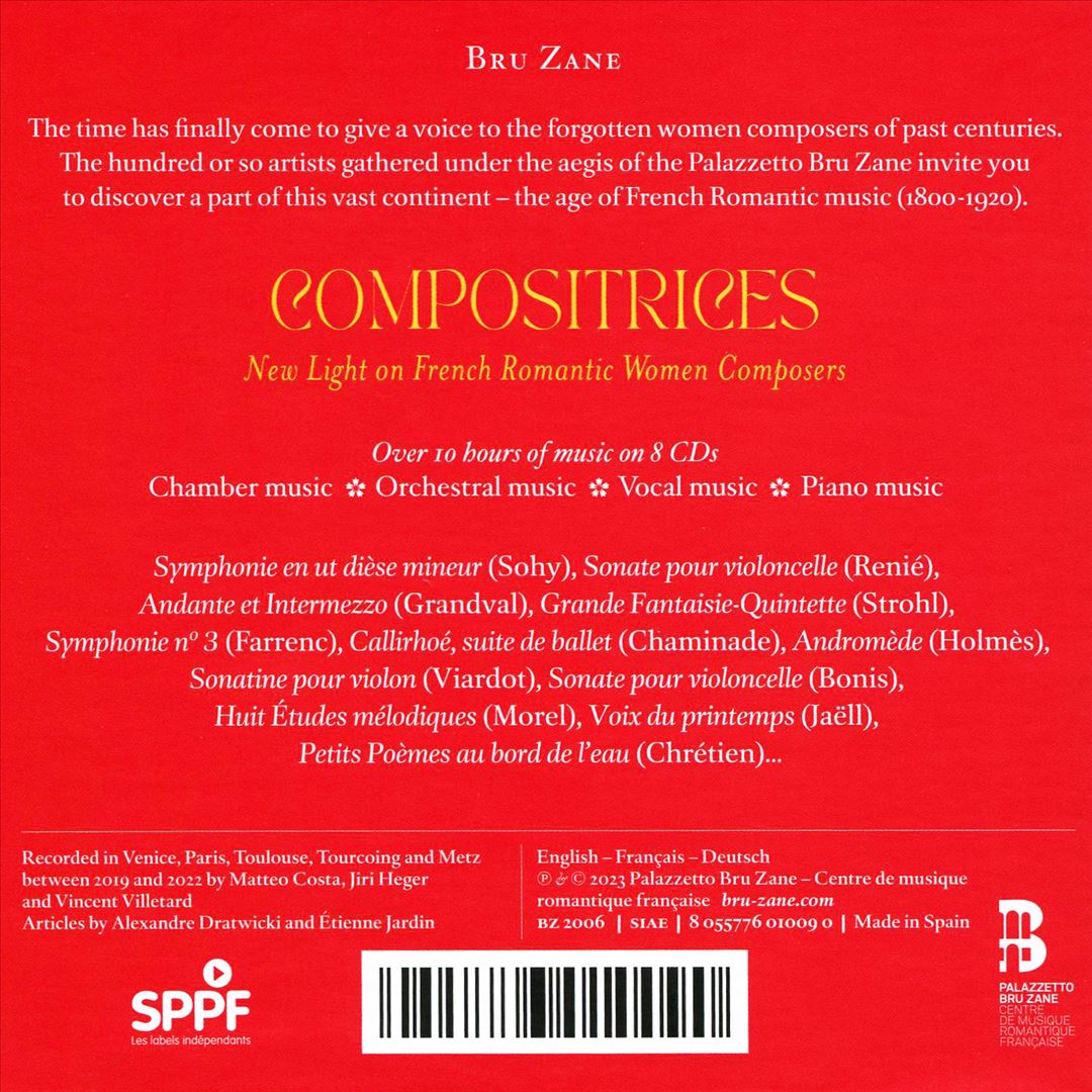 Compositrices: New Light on French Romantic Women Composers cover art