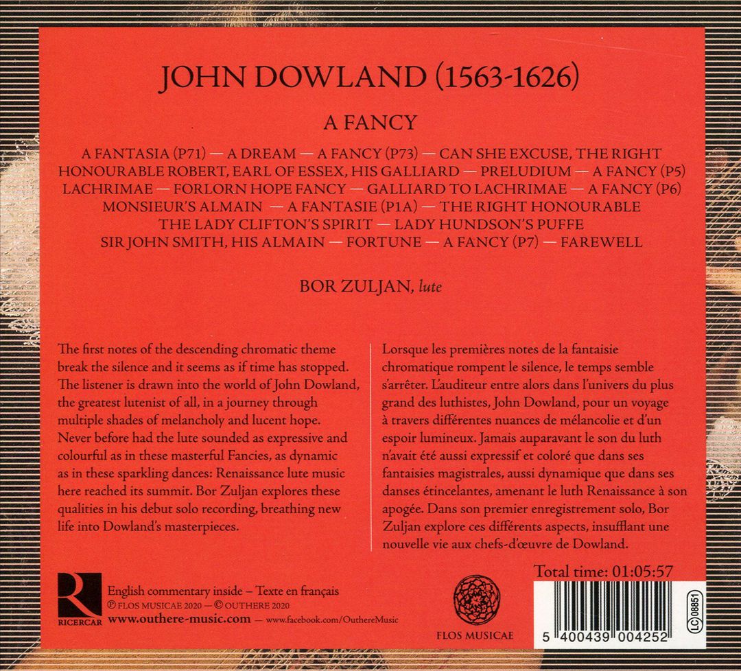 Dowland: A Fancy cover art