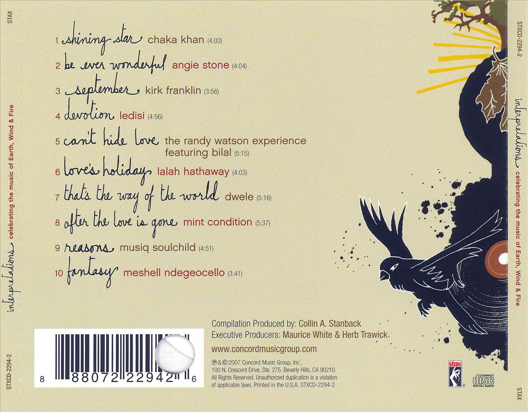 Interpretations: Celebrating the Music of Earth, Wind and Fire cover art