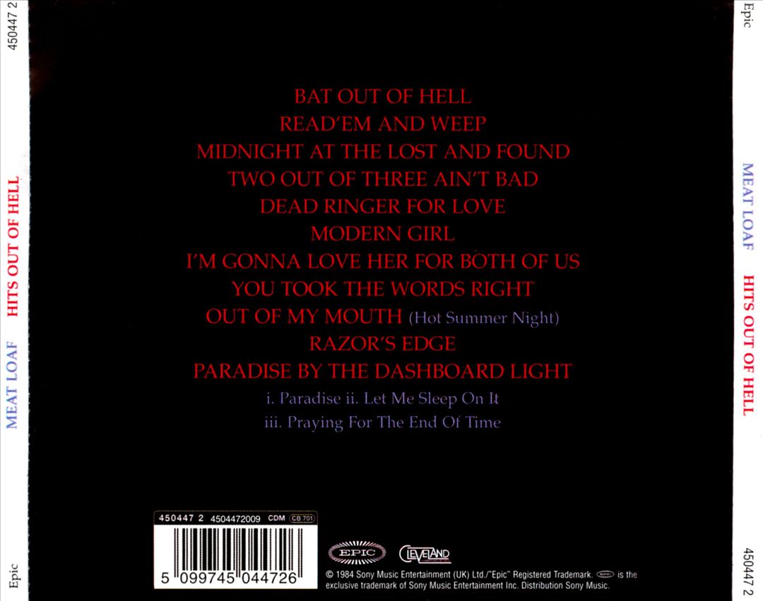 Hits Out of Hell cover art