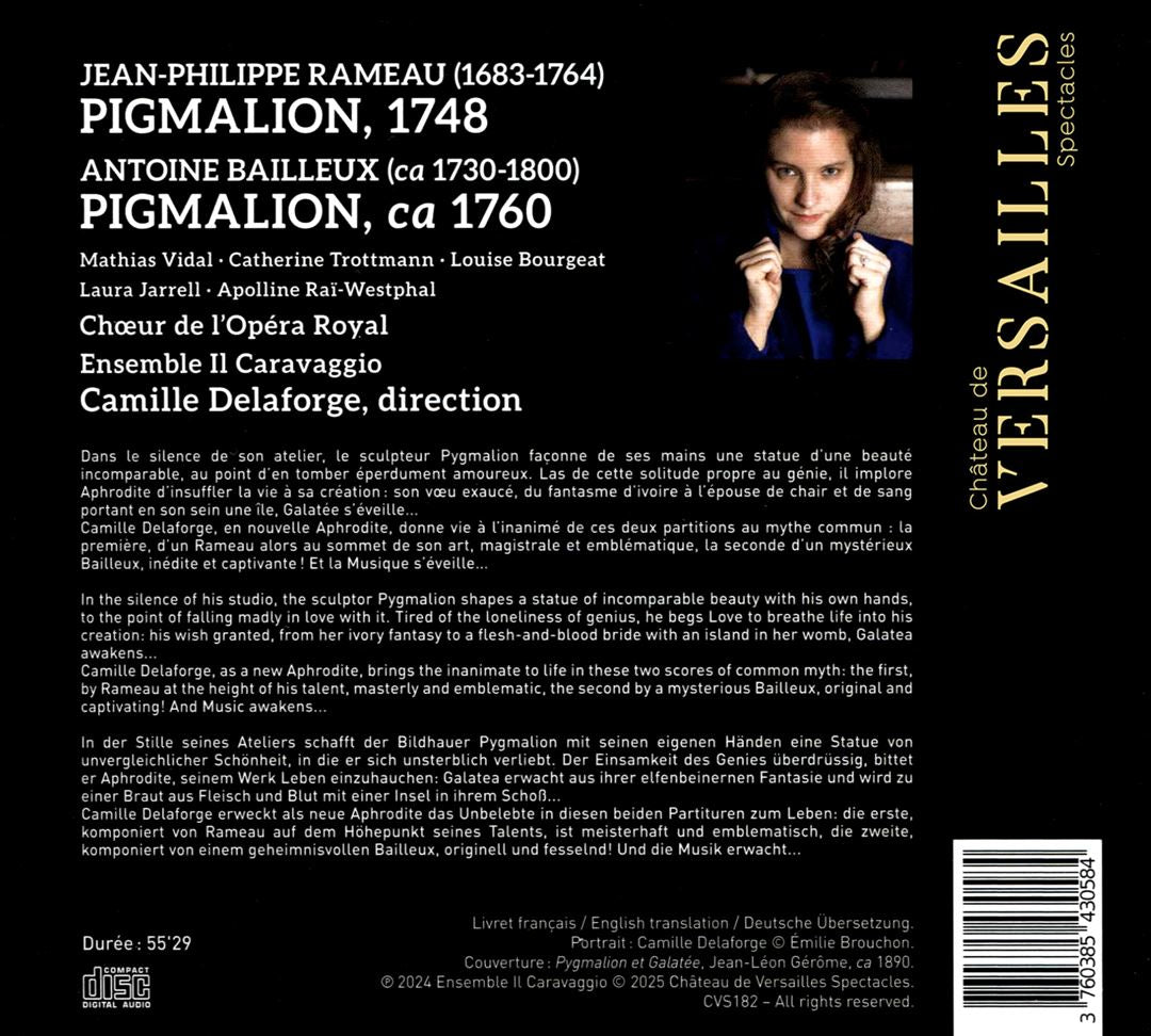 Rameau & Bailleux: Pigmalion cover art