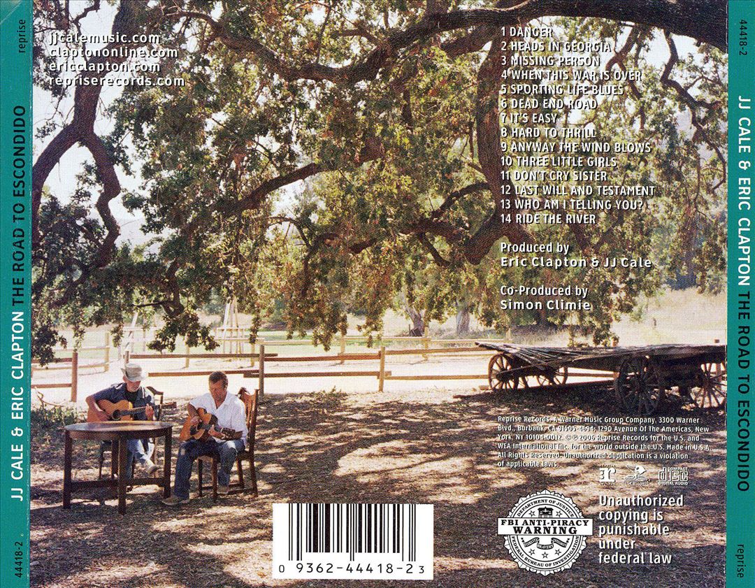 Road to Escondido cover art