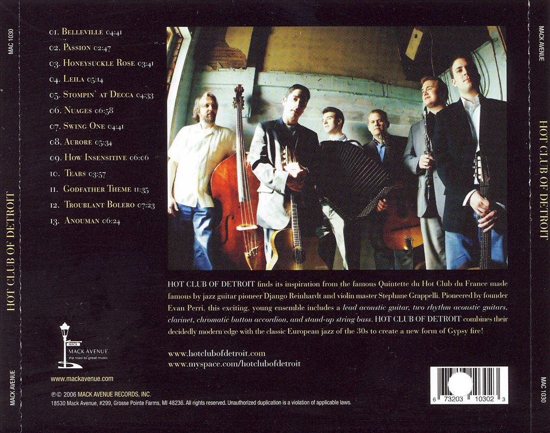 Hot Club of Detroit cover art