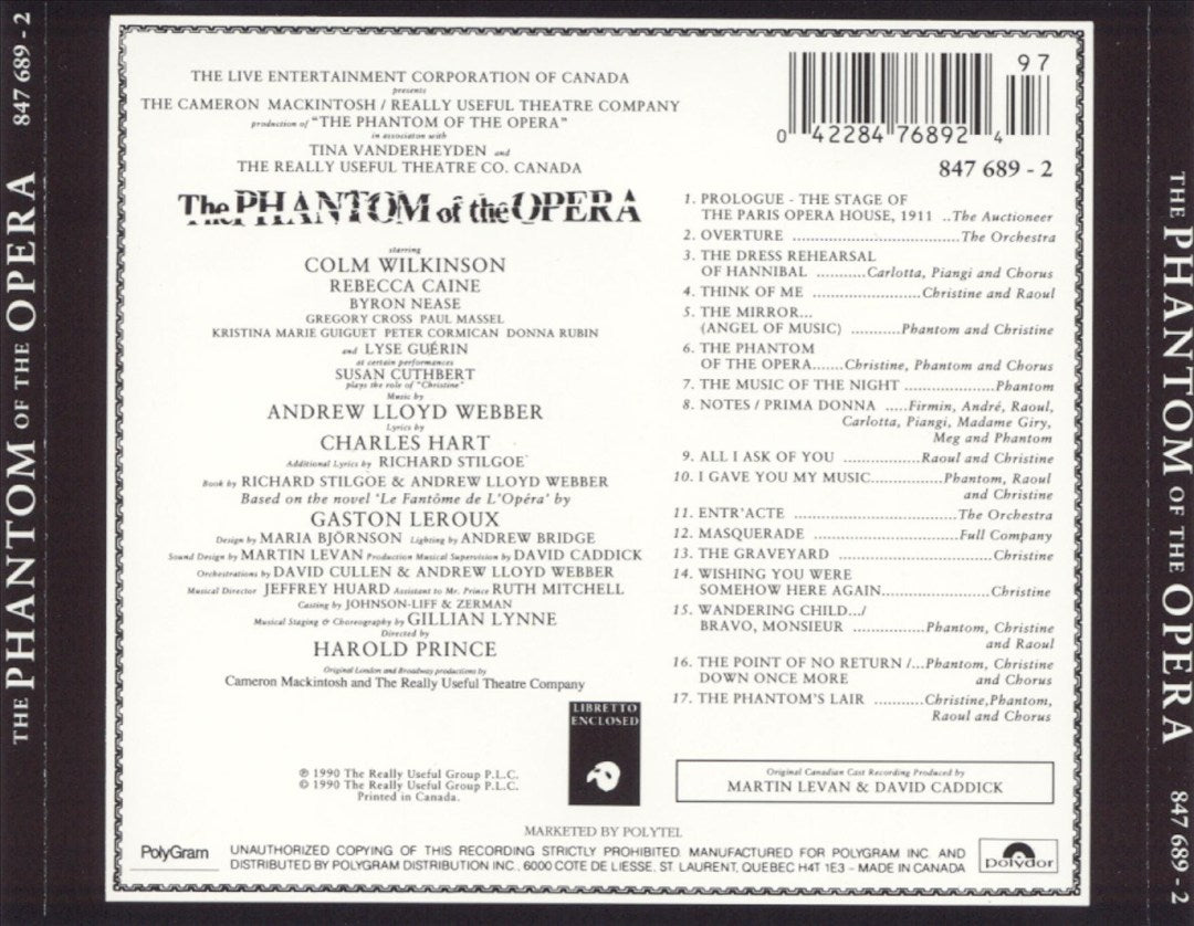 Phantom of the Opera cover art