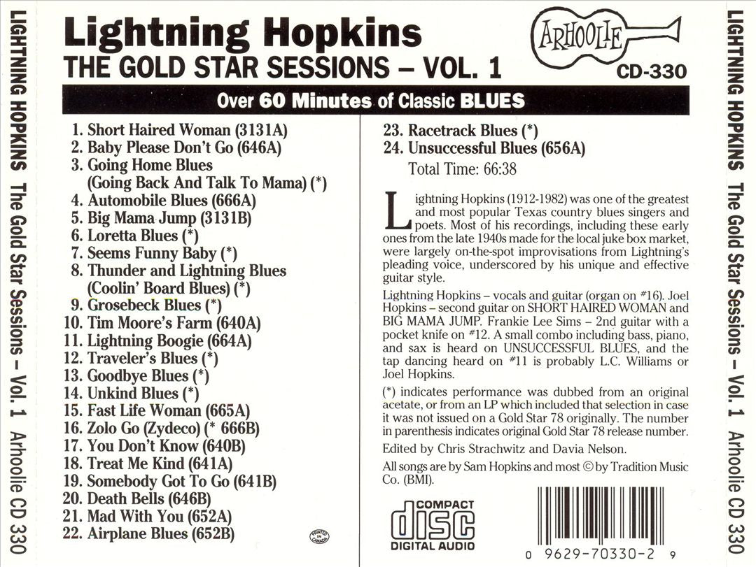 Gold Star Sessions, Vol. 1 cover art