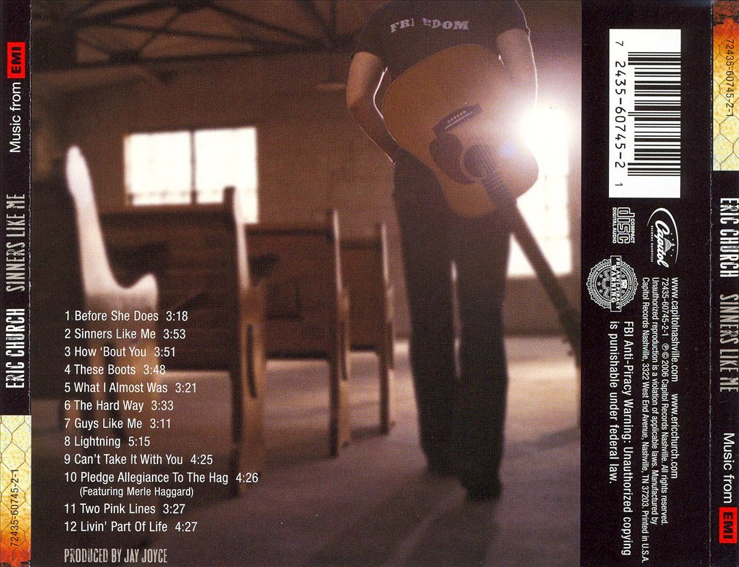 Sinners Like Me cover art