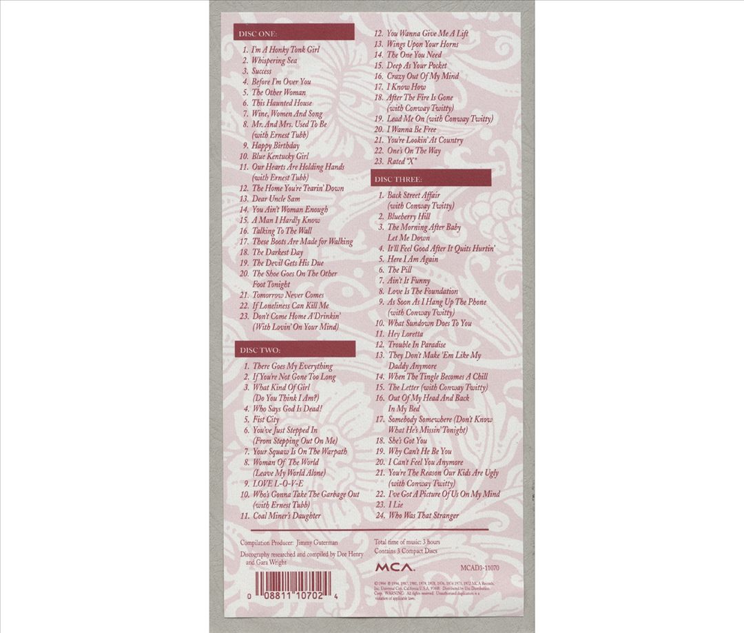 Honky Tonk Girl: The Loretta Lynn Collection cover art