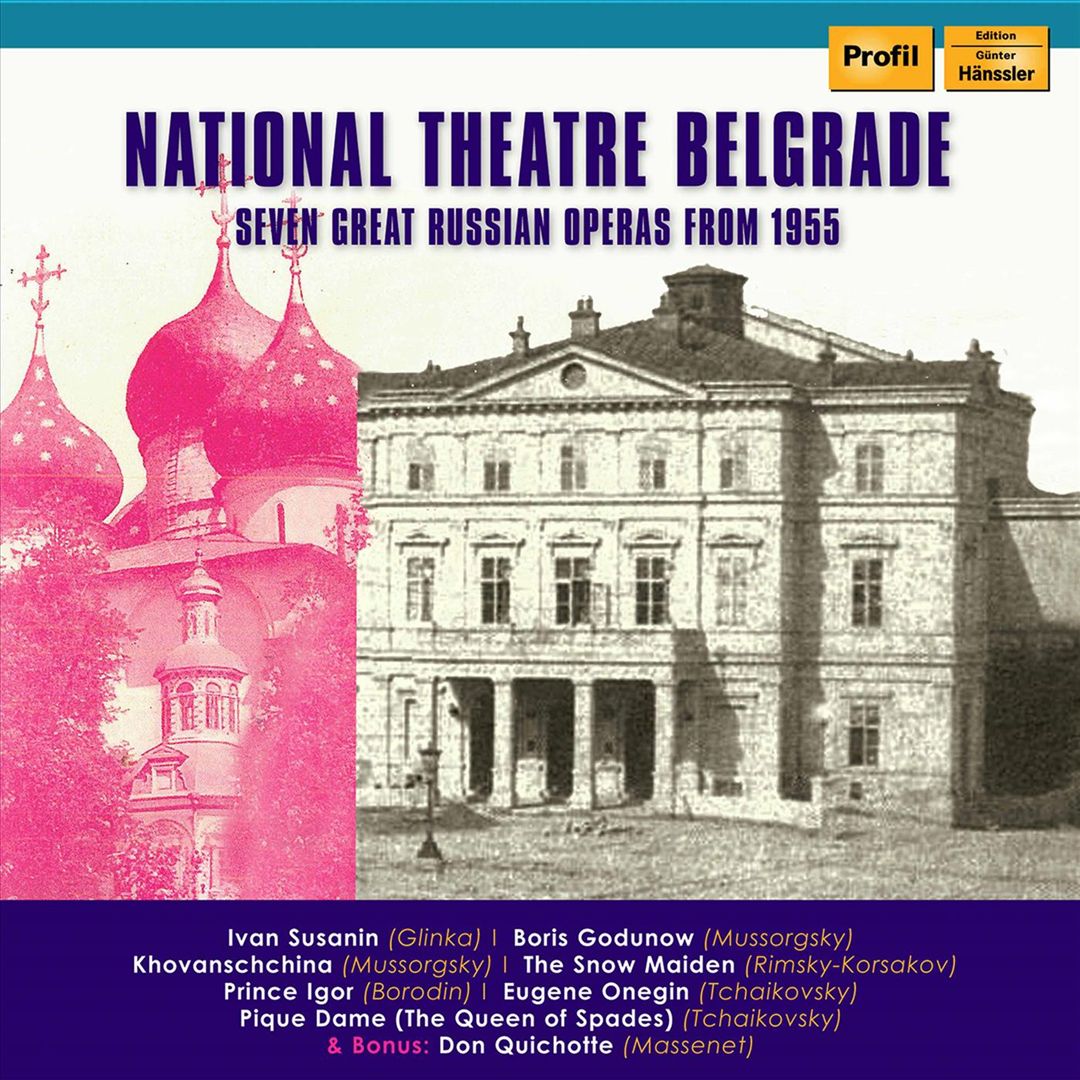National Theatre Belgrade: Seven Great Russian Operas from 1955 cover art