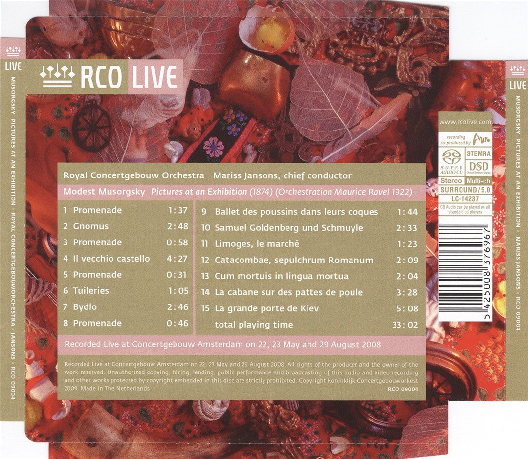 Musorgsky: Pictures at an Exhibition cover art