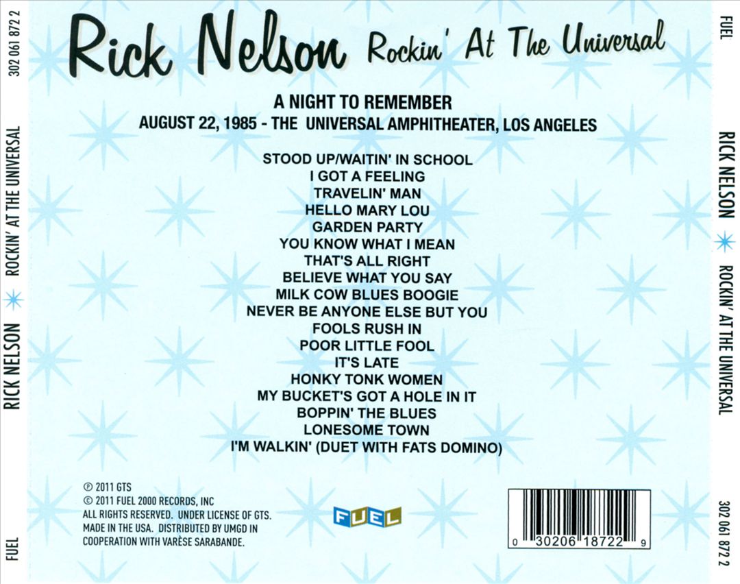 Rockin' at the Universal cover art